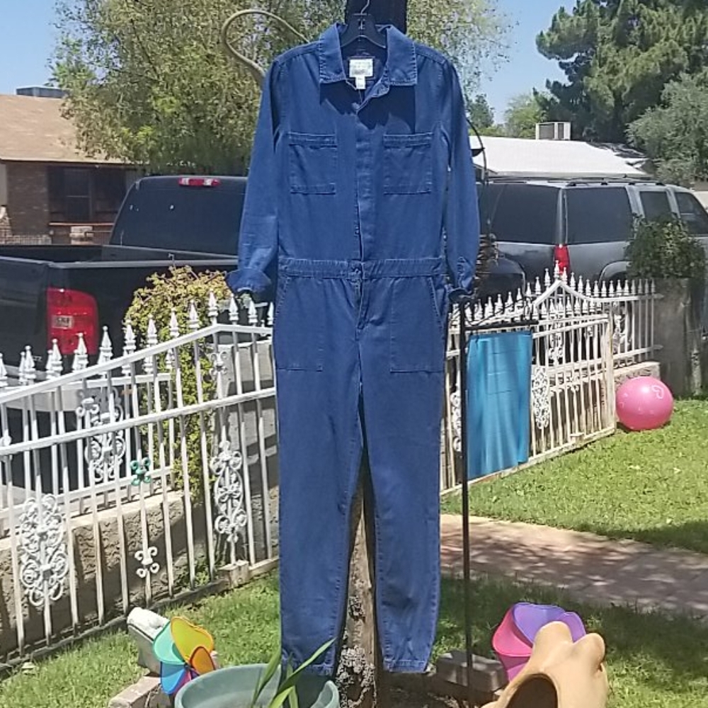 Jumpsuit Dark Denim, lightweight.